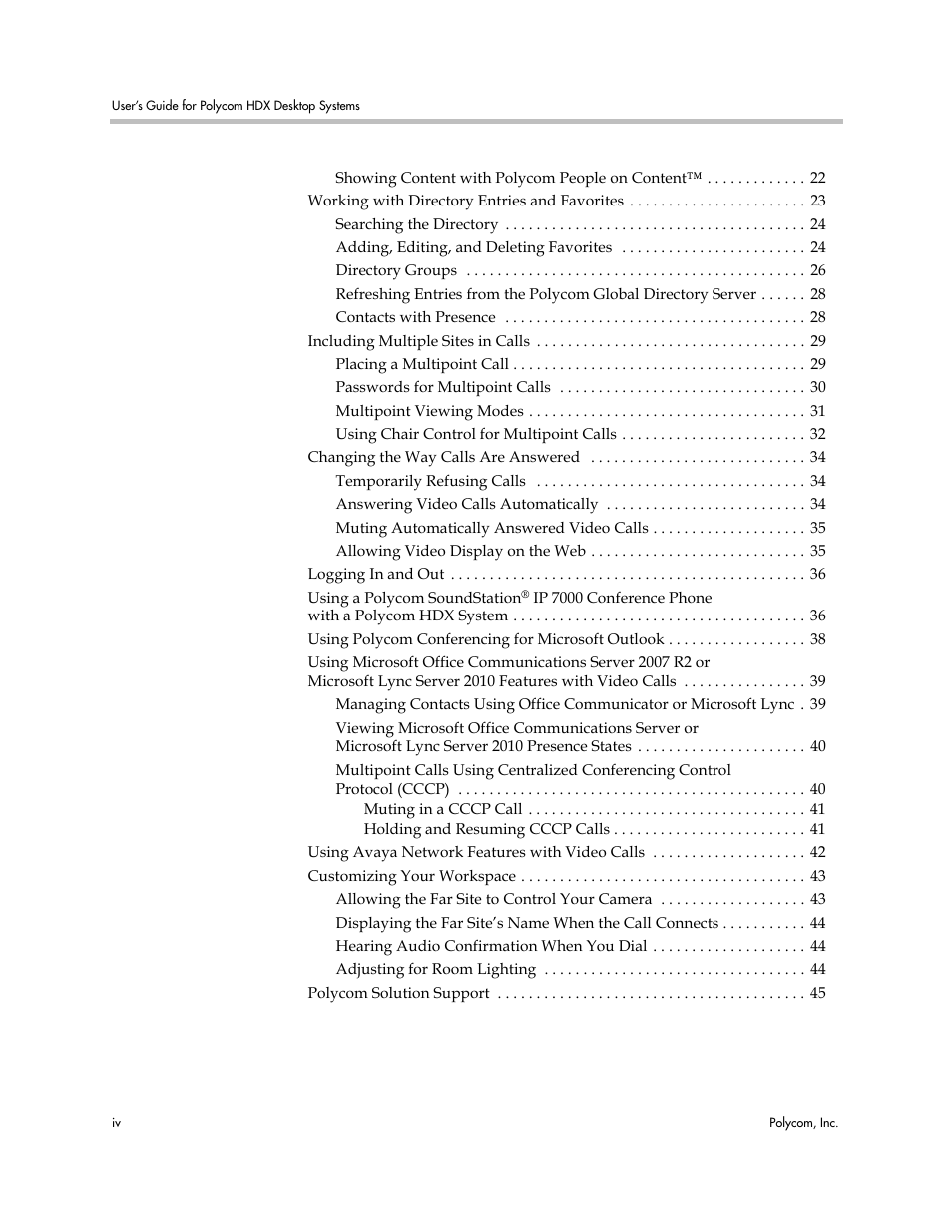 Polycom 3725-26470-004/A User Manual | Page 4 / 49