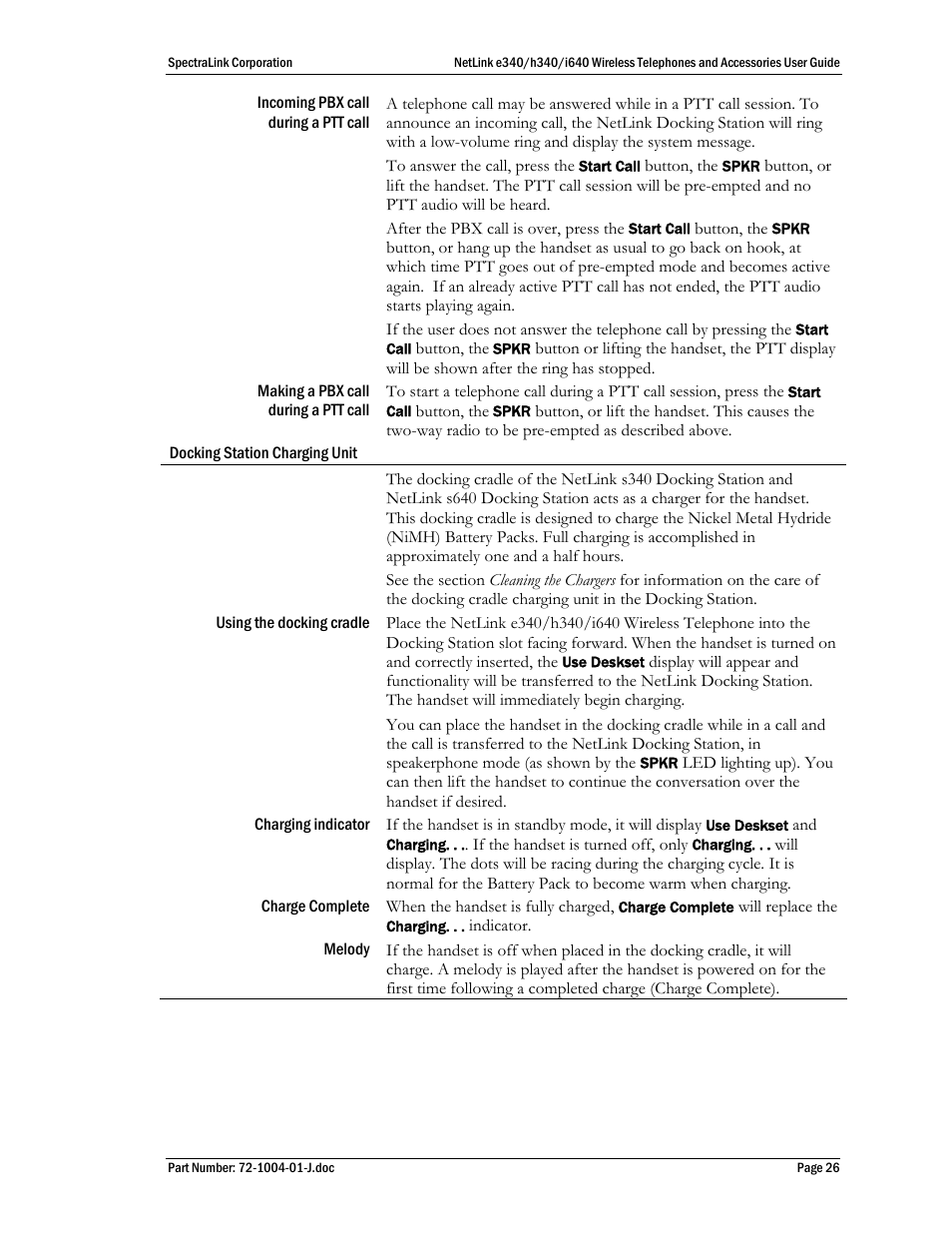 Polycom SpectraLink NetLink DCX100 User Manual | Page 26 / 50