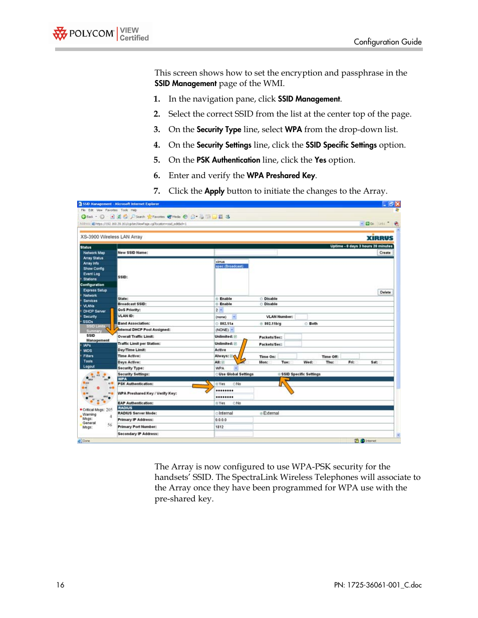 Polycom XS-3900 User Manual | Page 16 / 19