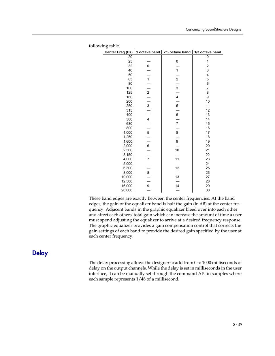 Delay, Delay –49 | Polycom C16 User Manual | Page 129 / 492