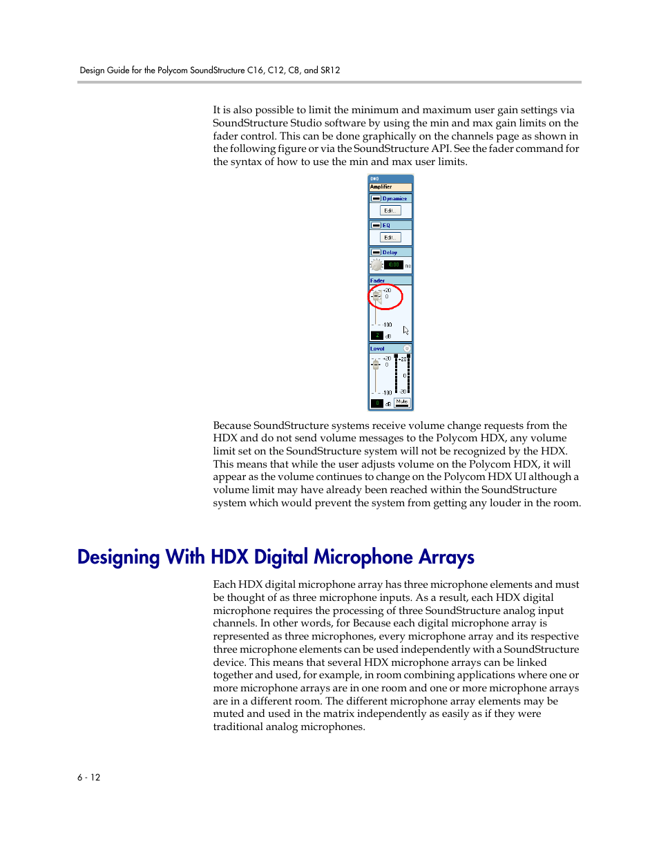 Designing with hdx digital microphone arrays, Designing with hdx digital microphone arrays –12 | Polycom C16 User Manual | Page 160 / 492