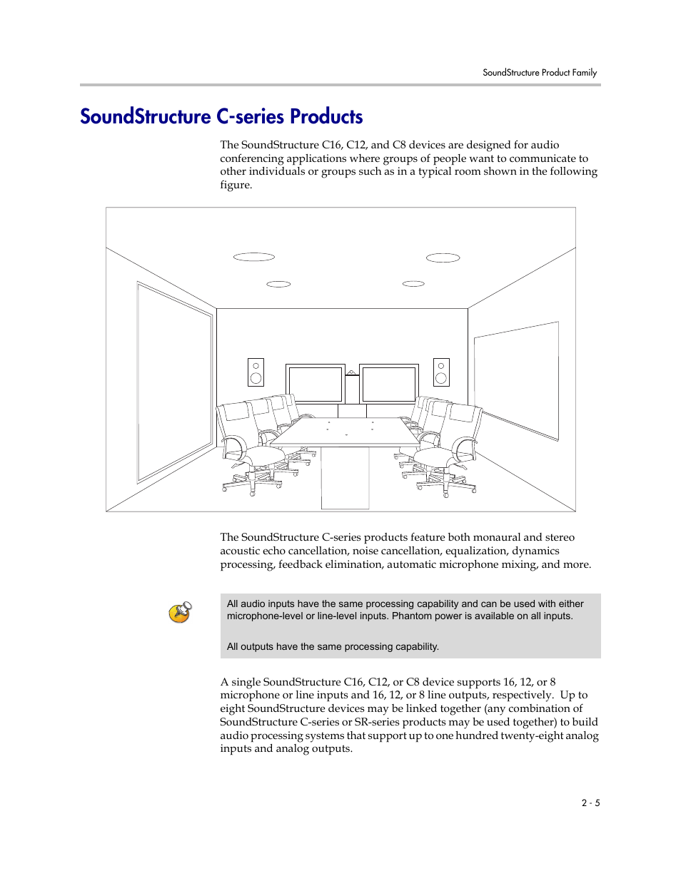 Soundstructure c-series products, Soundstructure c-series products –5 | Polycom C16 User Manual | Page 19 / 492