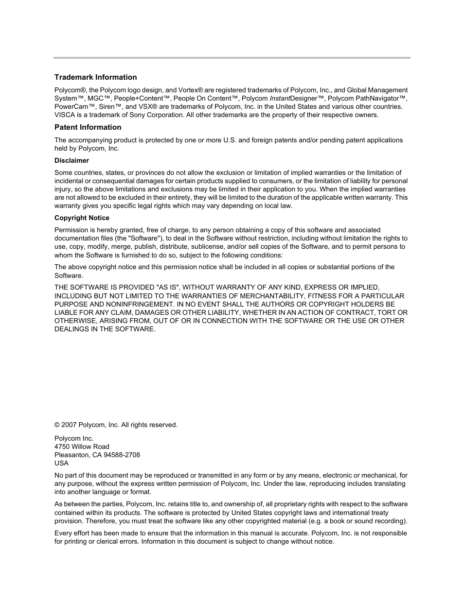 Polycom C16 User Manual | Page 2 / 492