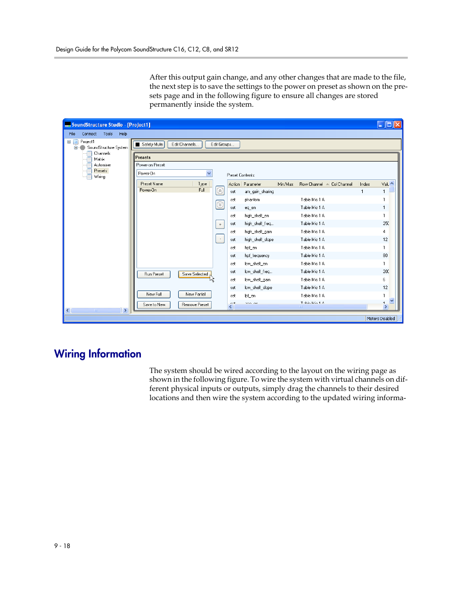 Wiring information, Wiring information –18 | Polycom C16 User Manual | Page 234 / 492