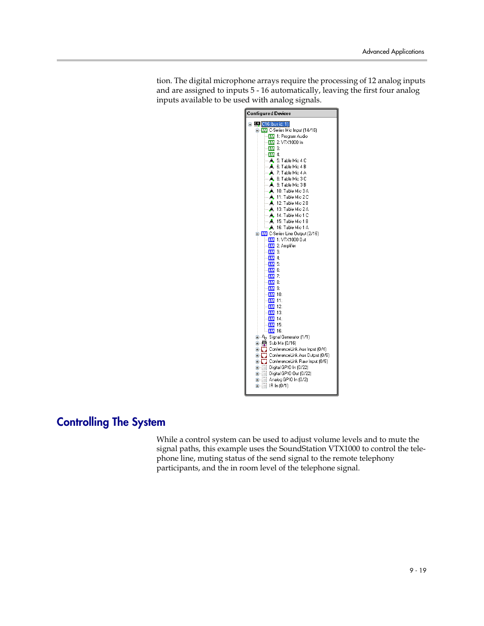 Controlling the system, Controlling the system –19 | Polycom C16 User Manual | Page 235 / 492