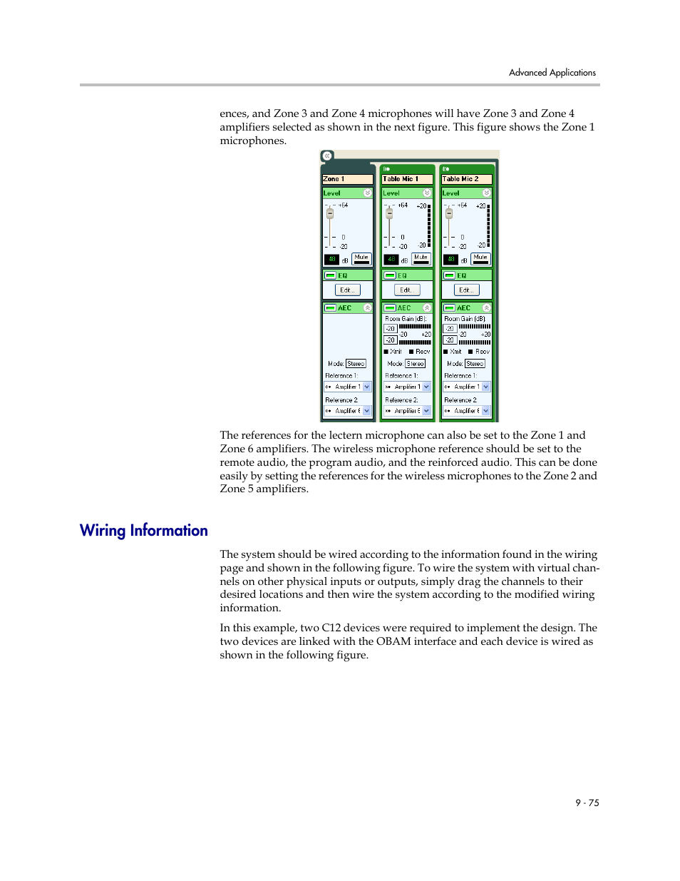 Wiring information, Wiring information –75 | Polycom C16 User Manual | Page 291 / 492