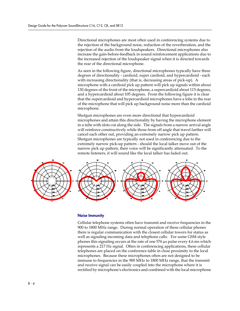 Noise immunity | Polycom C16 User Manual | Page 466 / 492