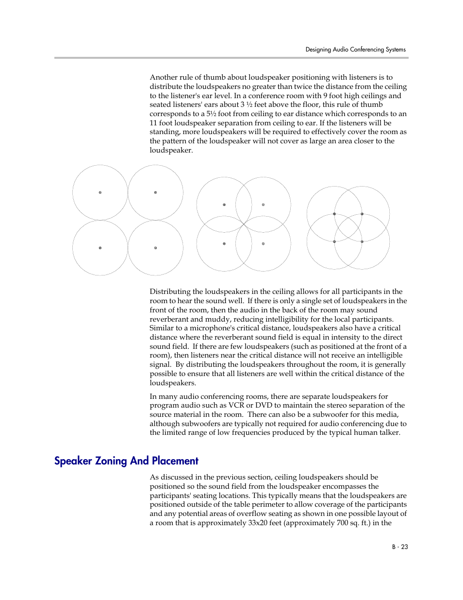 Speaker zoning and placement | Polycom C16 User Manual | Page 485 / 492