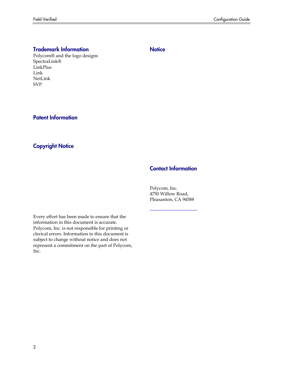 Polycom INTERMEC WA21 User Manual | Page 2 / 6