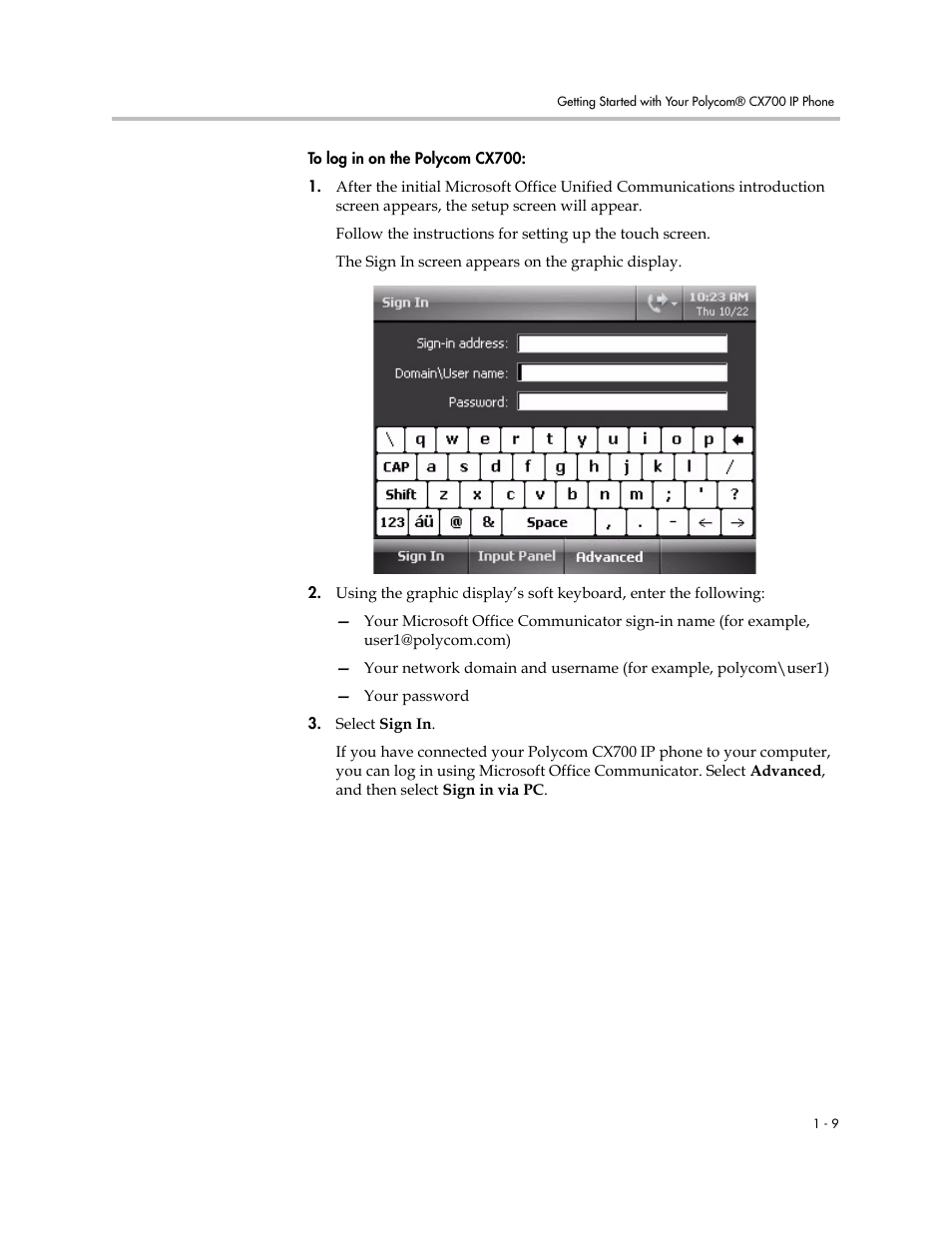 Polycom CX700 User Manual | Page 15 / 62