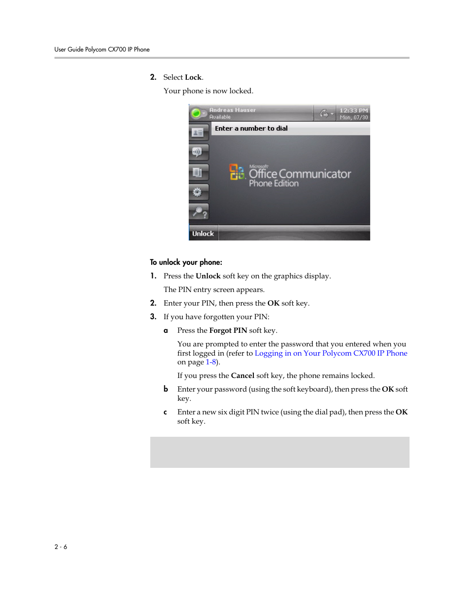 Polycom CX700 User Manual | Page 24 / 62