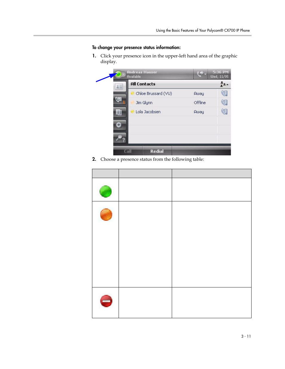 Polycom CX700 User Manual | Page 43 / 62