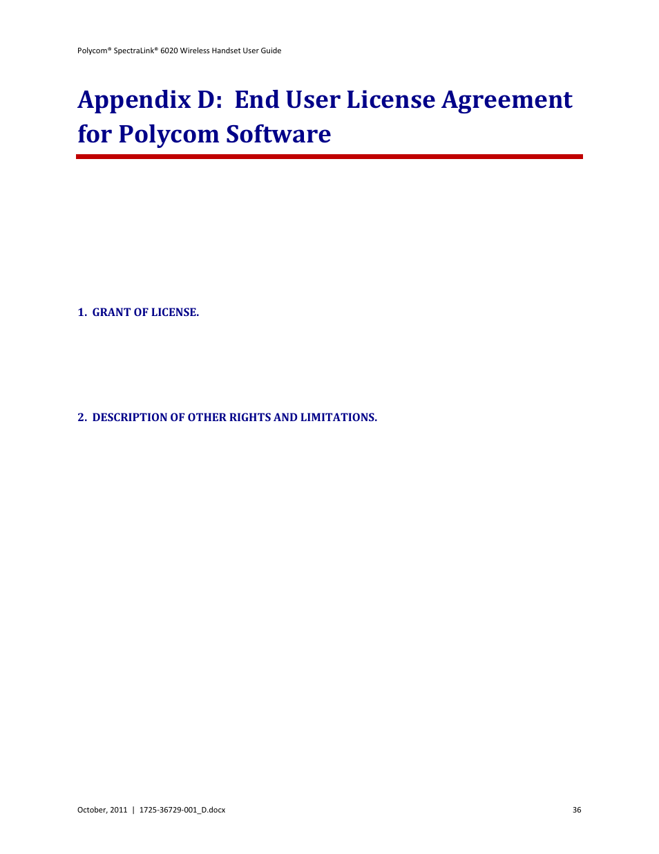 Polycom SpectraLink 1725-36092-001 User Manual | Page 36 / 38