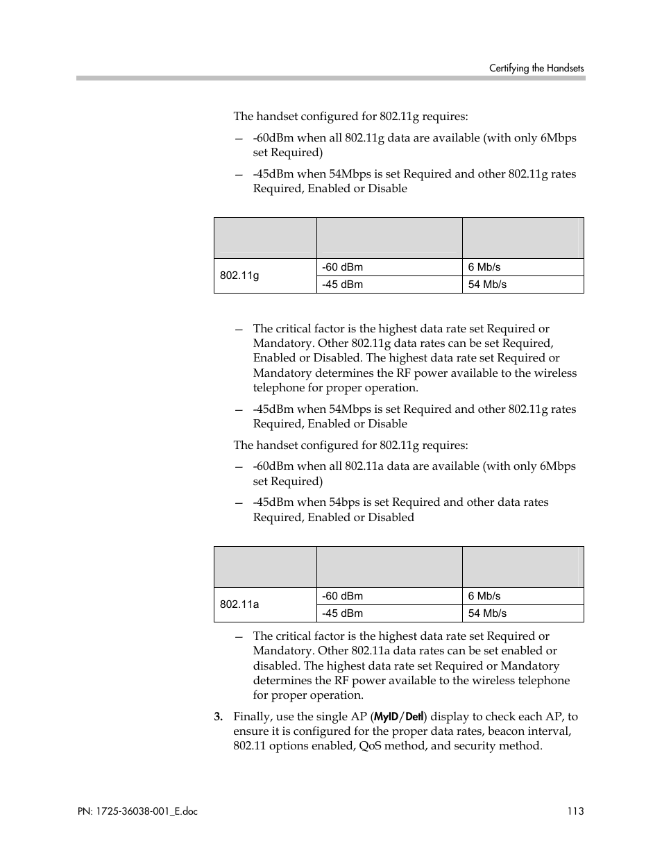 Polycom SpectraLink 8030 User Manual | Page 113 / 131