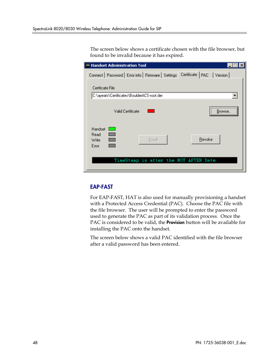 Polycom SpectraLink 8030 User Manual | Page 48 / 131