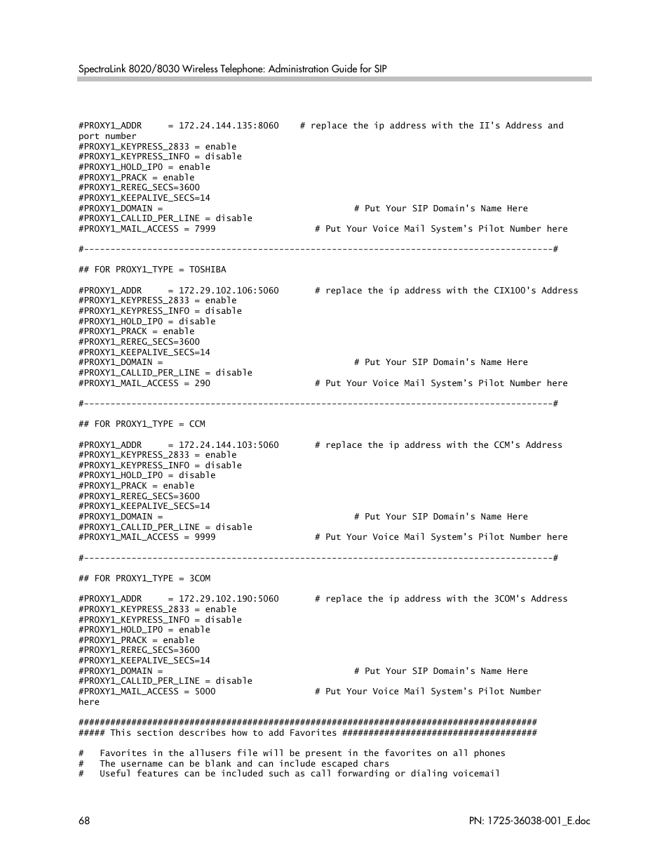 Polycom SpectraLink 8030 User Manual | Page 68 / 131