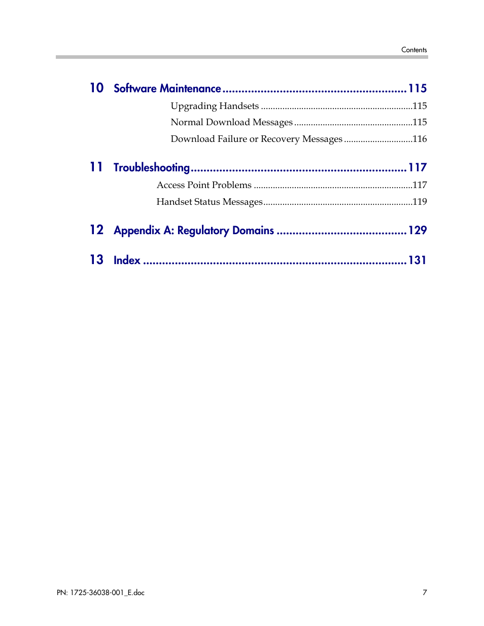 Polycom SpectraLink 8030 User Manual | Page 7 / 131