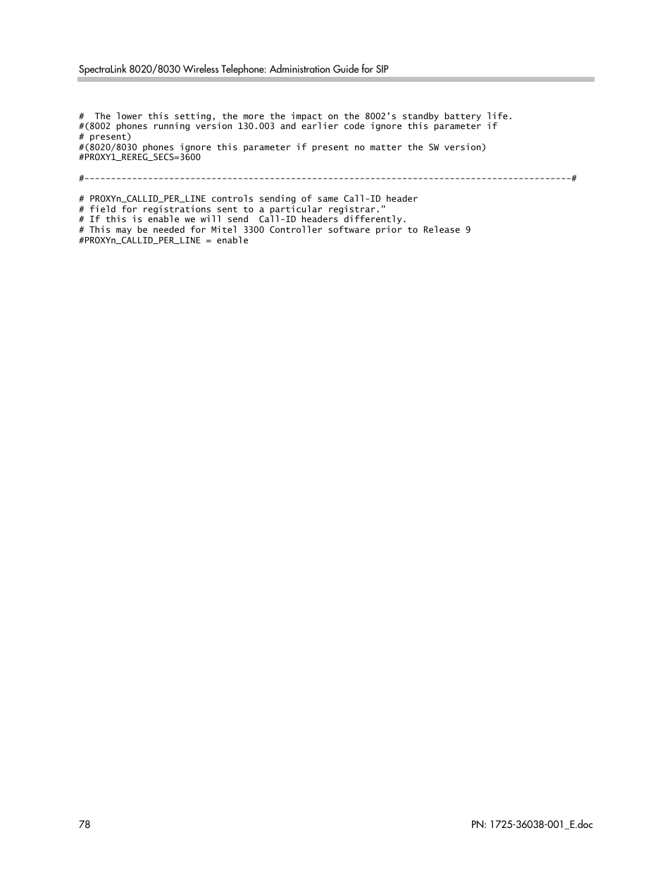 Polycom SpectraLink 8030 User Manual | Page 78 / 131