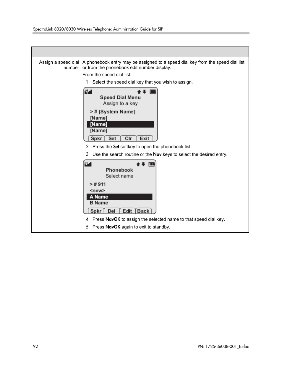 Polycom SpectraLink 8030 User Manual | Page 92 / 131