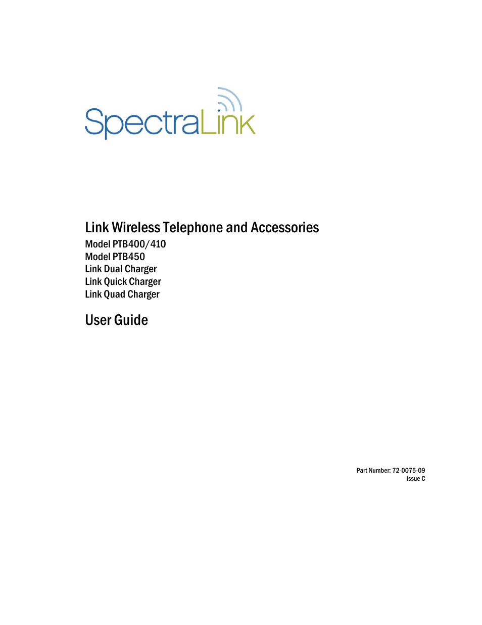 Polycom SpectraLink PTC400 User Manual | 25 pages