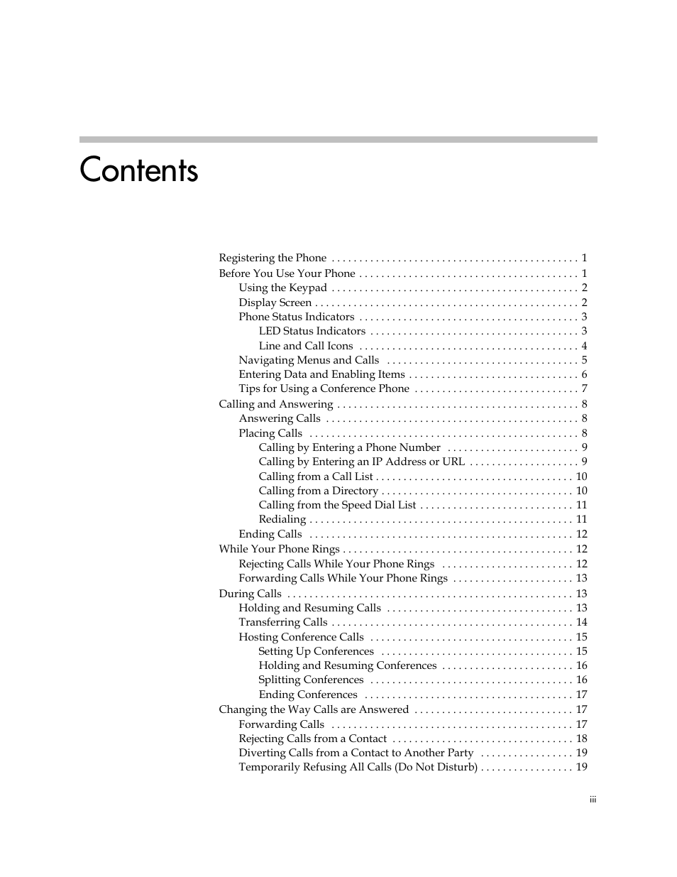 Polycom SoundStation IP 5000 User Manual | Page 3 / 54