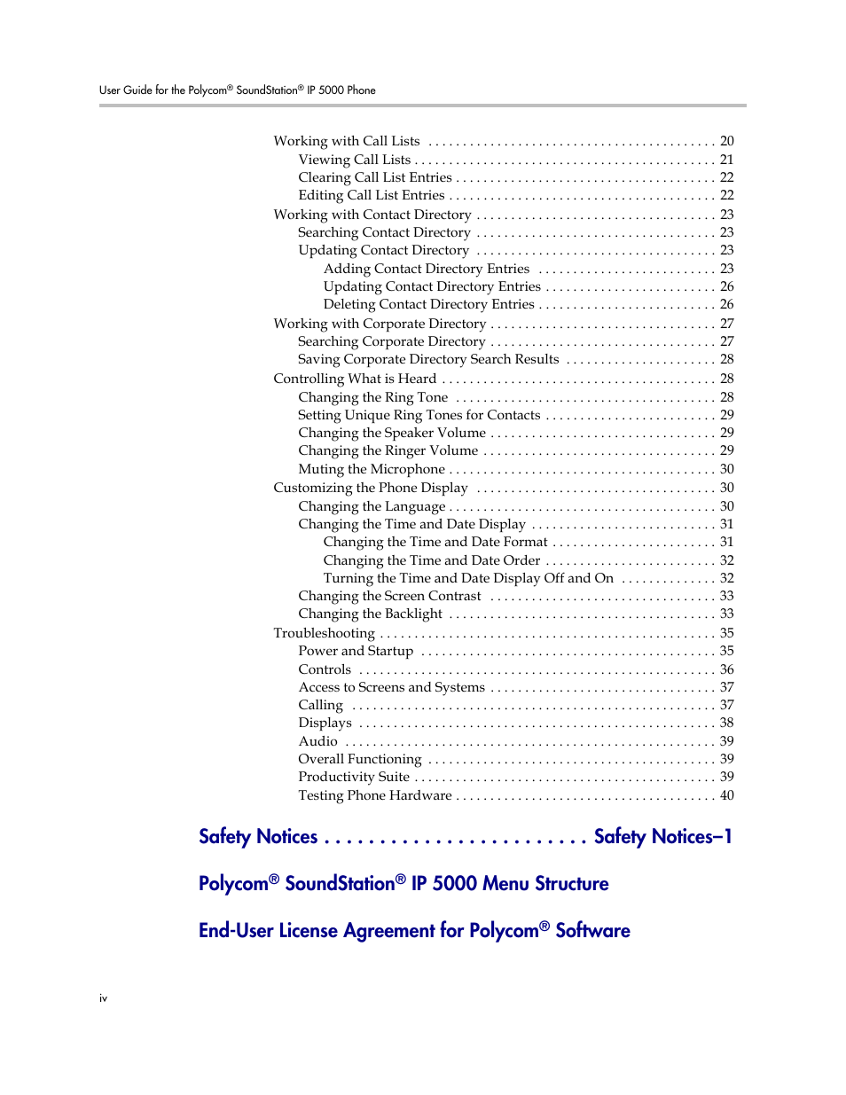 Soundstation, Software | Polycom SoundStation IP 5000 User Manual | Page 4 / 54