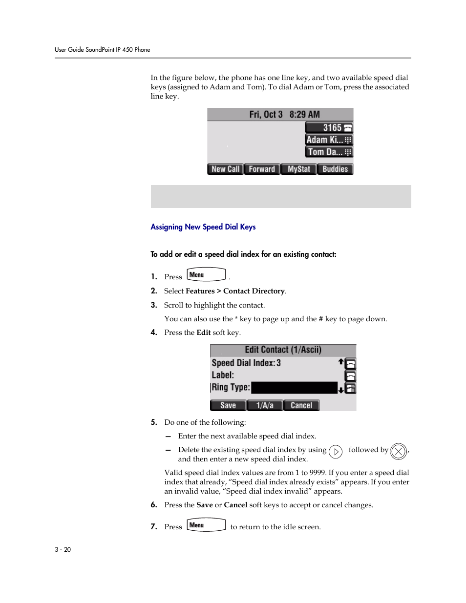 Polycom SoundPoint IP 450 User Manual | Page 58 / 84