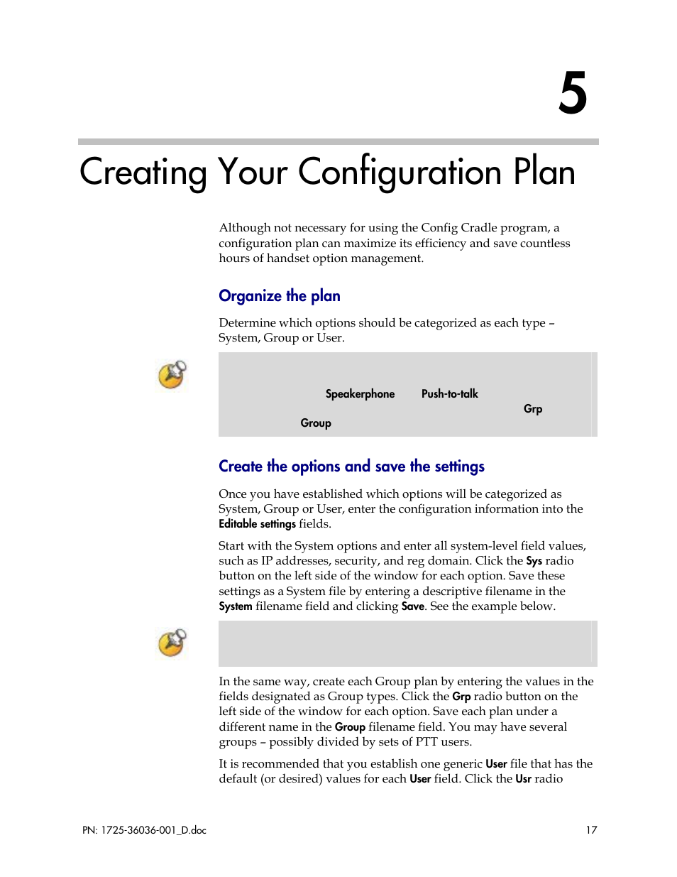 Creating your configuration plan | Polycom E340 User Manual | Page 17 / 29