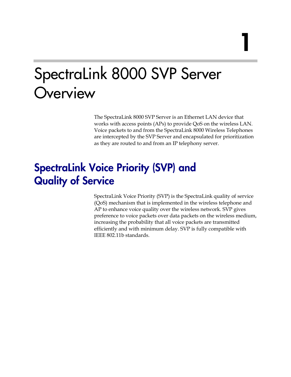 Spectralink 8000 svp server overview | Polycom SpectraLink 1725-36033-001 User Manual | Page 7 / 47