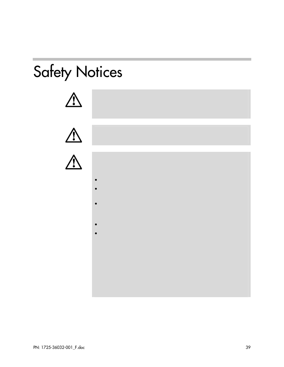 Safety notices | Polycom SpectraLink 1725-36032-001 User Manual | Page 39 / 40