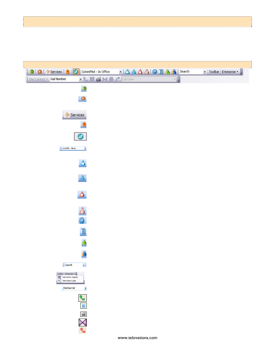 Oolbar, Uick, Eference | Toolbar | Polycom Telovations 7941 User Manual | Page 11 / 26