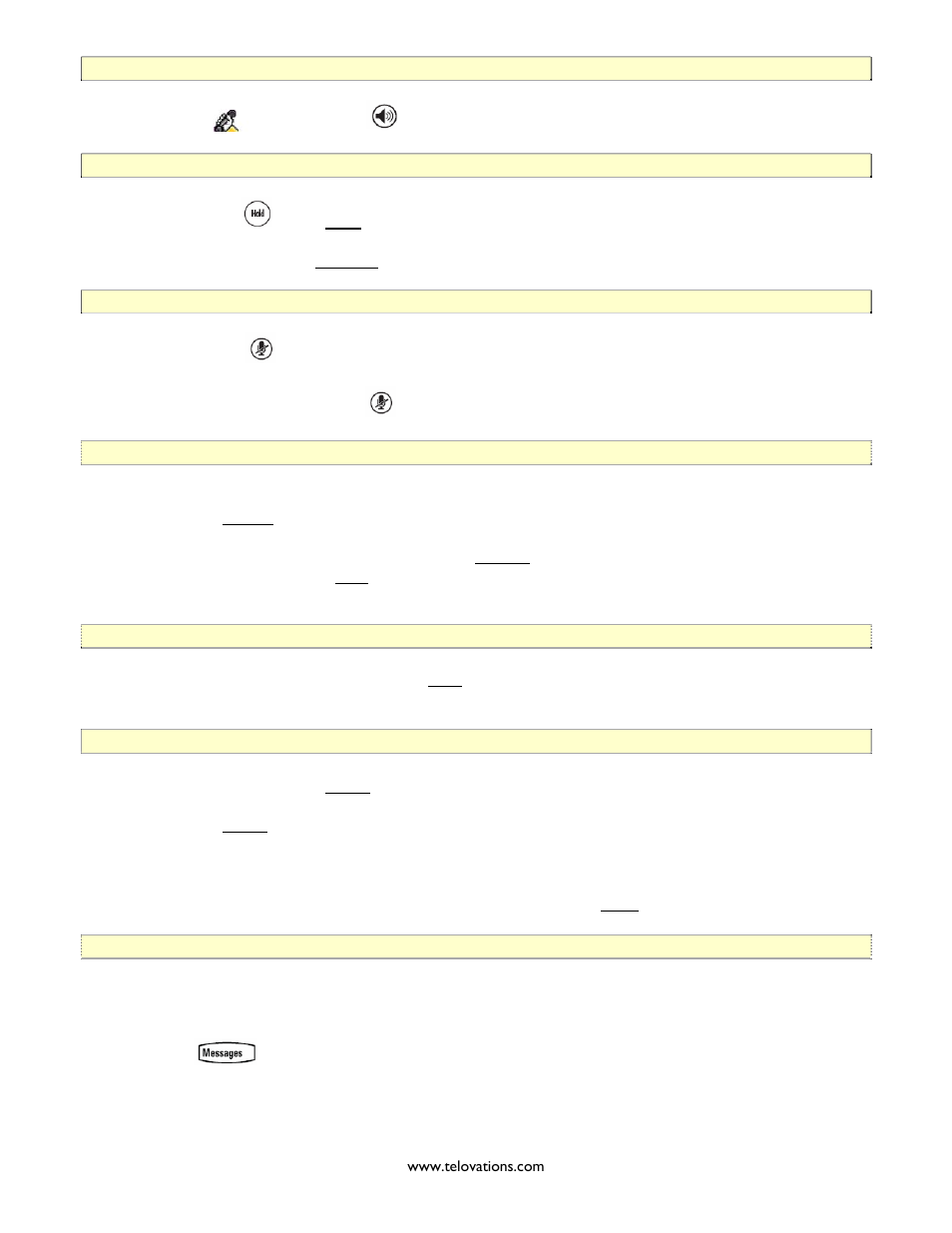 Eceiving a, Hree, Onferencing | Plitting a, Onference, Ransferring a, Oice | Polycom Telovations 7941 User Manual | Page 6 / 26