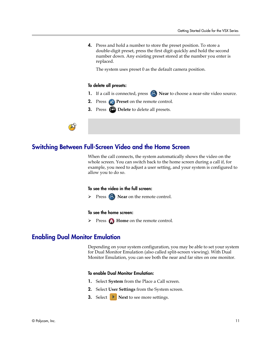 Enabling dual monitor emulation | Polycom 9.0.6 User Manual | Page 15 / 46