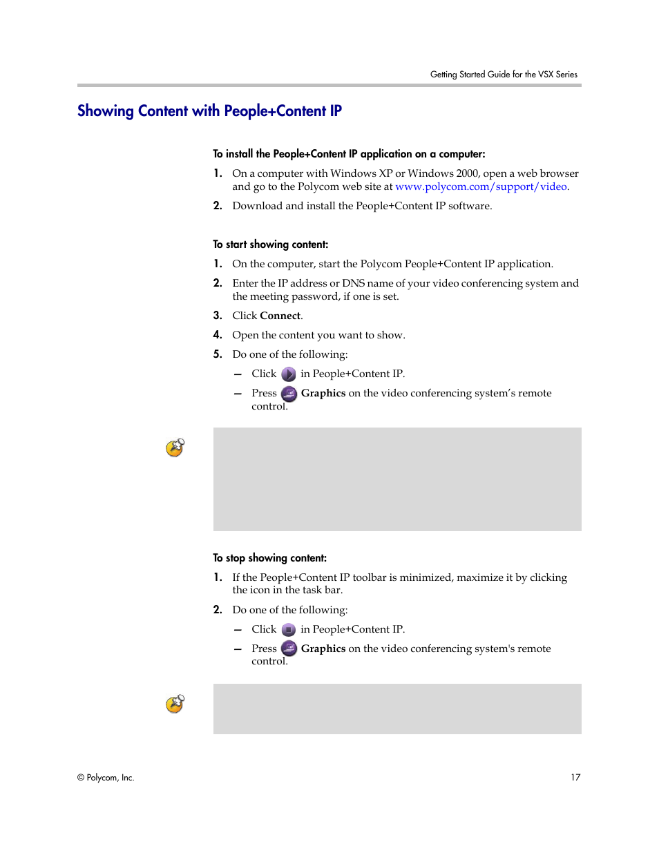 Showing content with people+content ip | Polycom 9.0.6 User Manual | Page 21 / 46