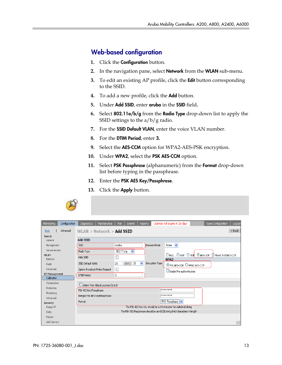 Web-based configuration | Polycom A800 User Manual | Page 13 / 30
