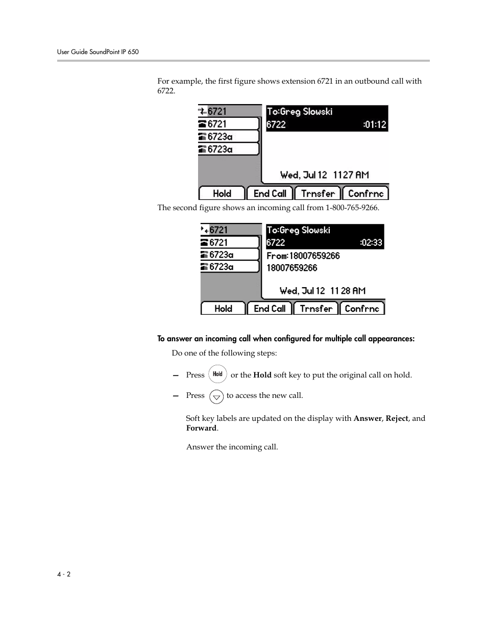 Polycom IP 650 User Manual | Page 62 / 94