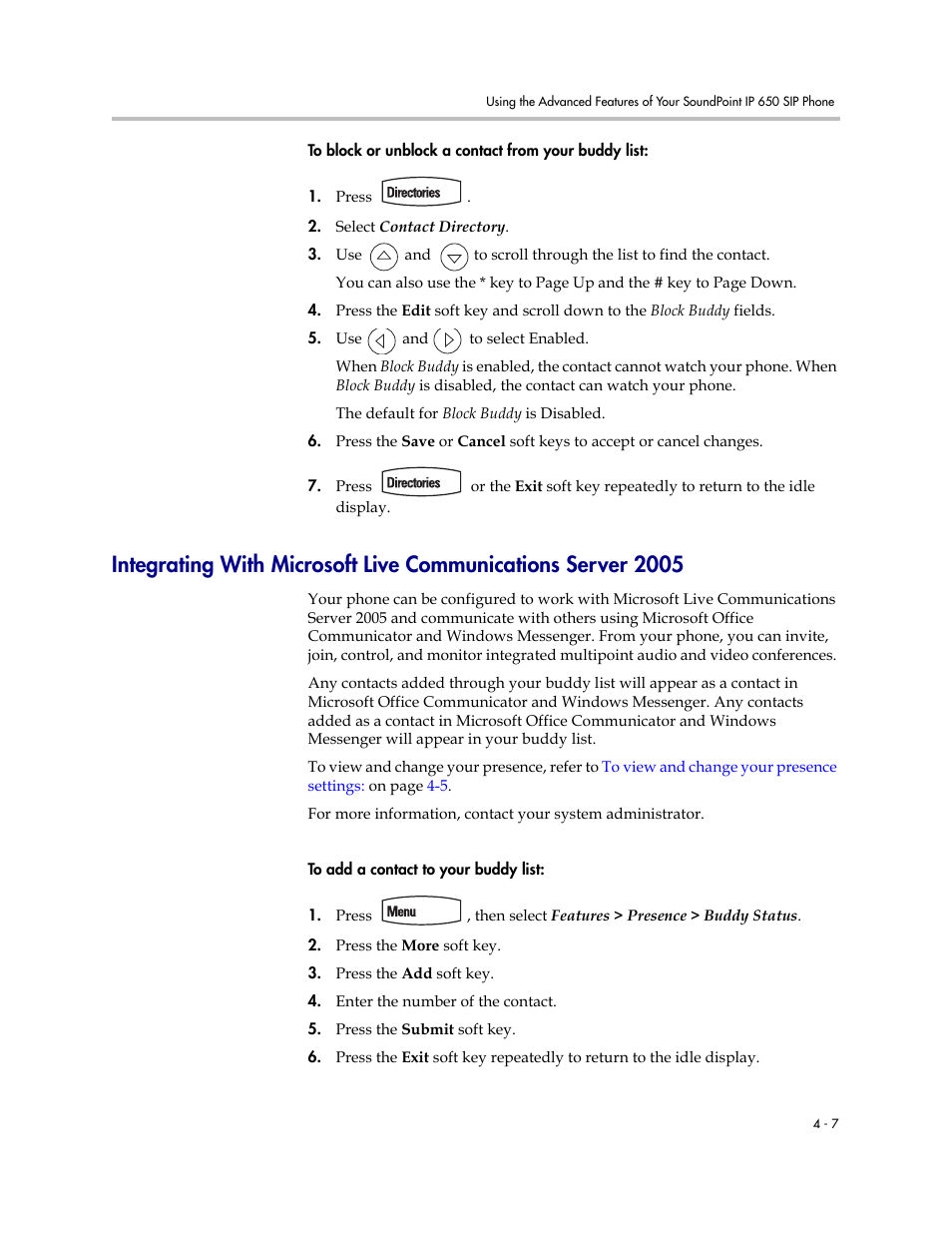 Polycom IP 650 User Manual | Page 67 / 94