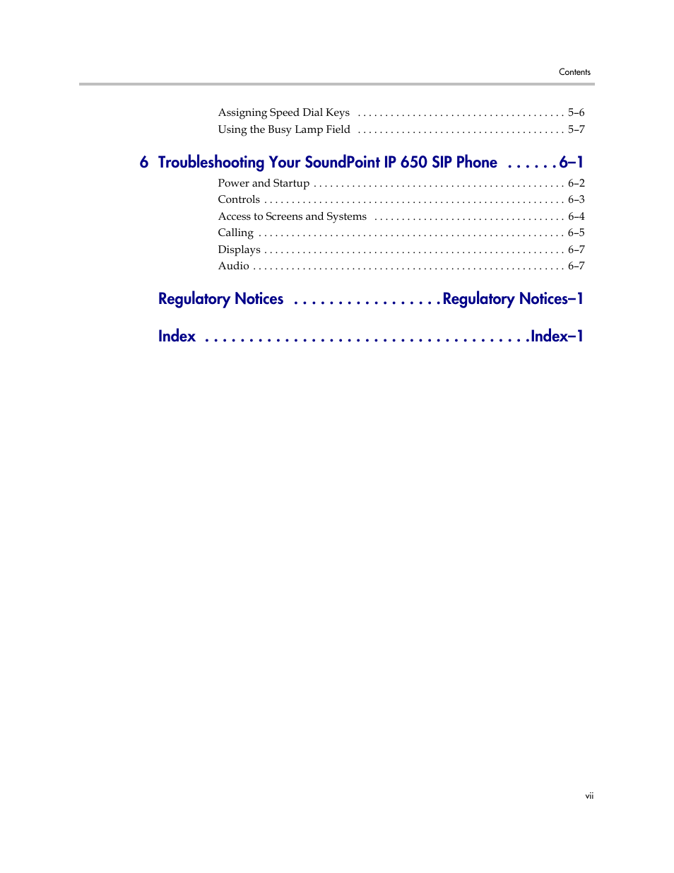 Polycom IP 650 User Manual | Page 7 / 94