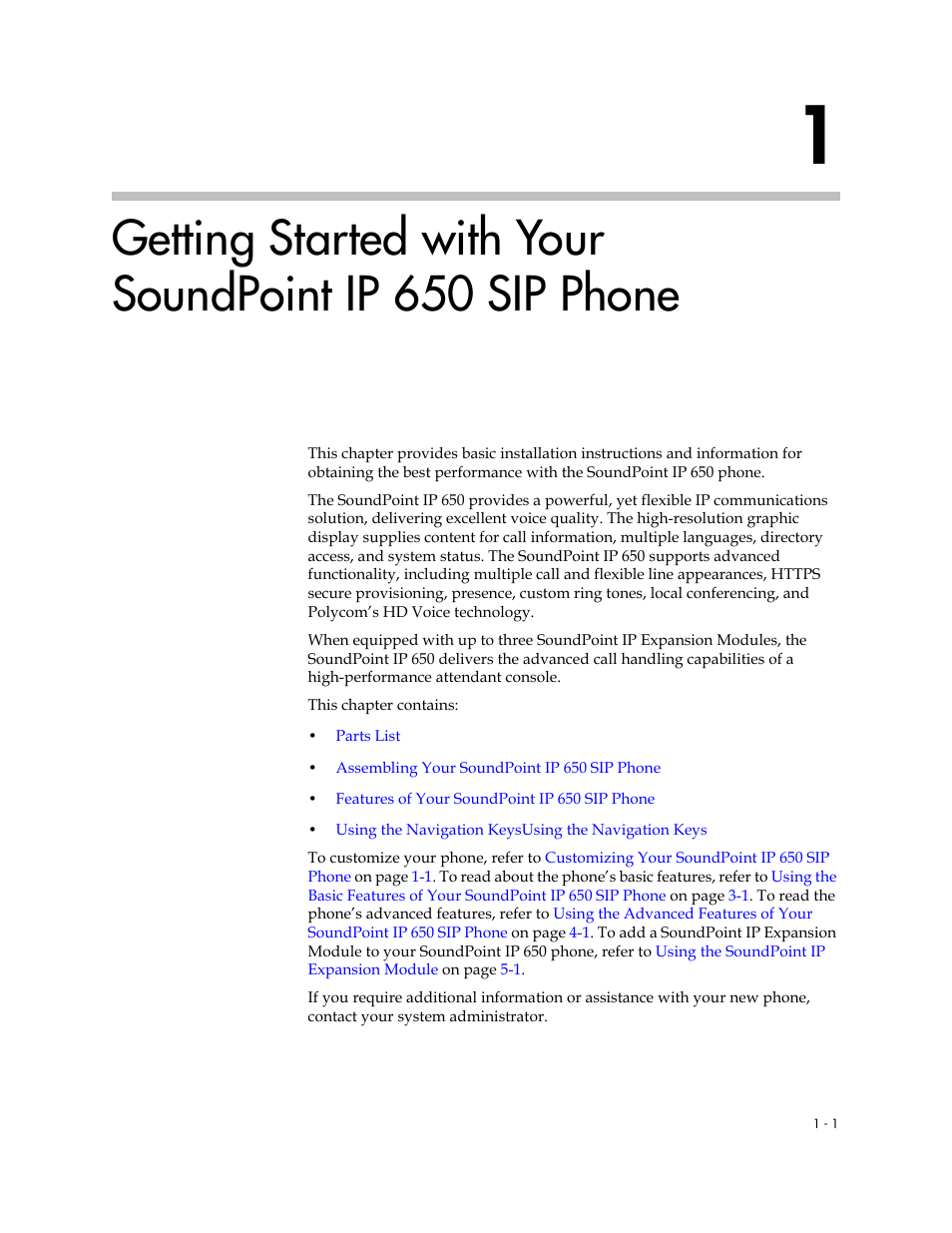 Polycom IP 650 User Manual | Page 9 / 94