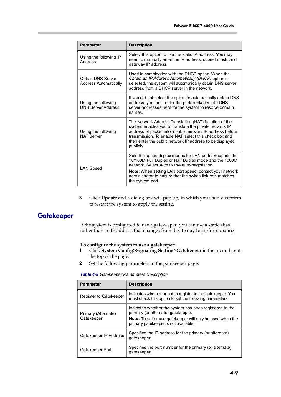 Gatekeeper | Polycom 3725-32870-002 User Manual | Page 39 / 78