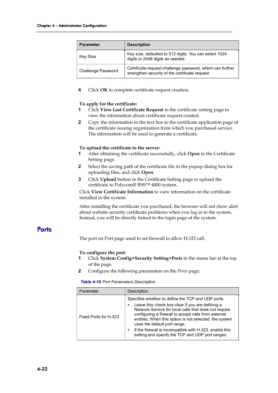 Ports | Polycom 3725-32870-002 User Manual | Page 52 / 78