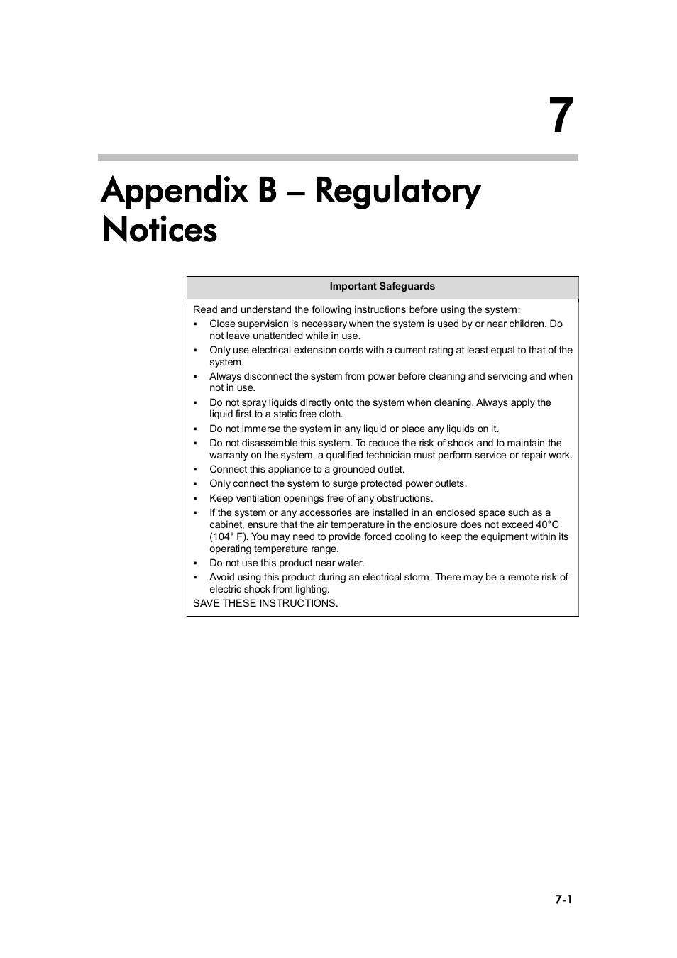 Appendix b – regulatory notices | Polycom 3725-32870-002 User Manual | Page 75 / 78