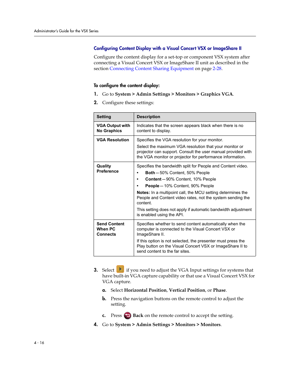 Polycom VSX Series User Manual | Page 106 / 248
