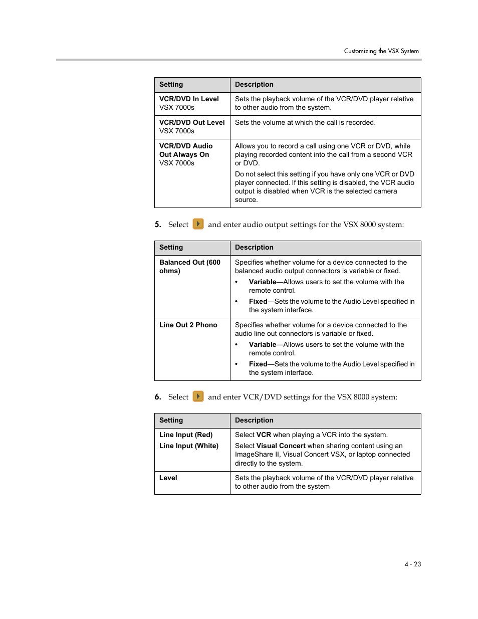 Polycom VSX Series User Manual | Page 113 / 248