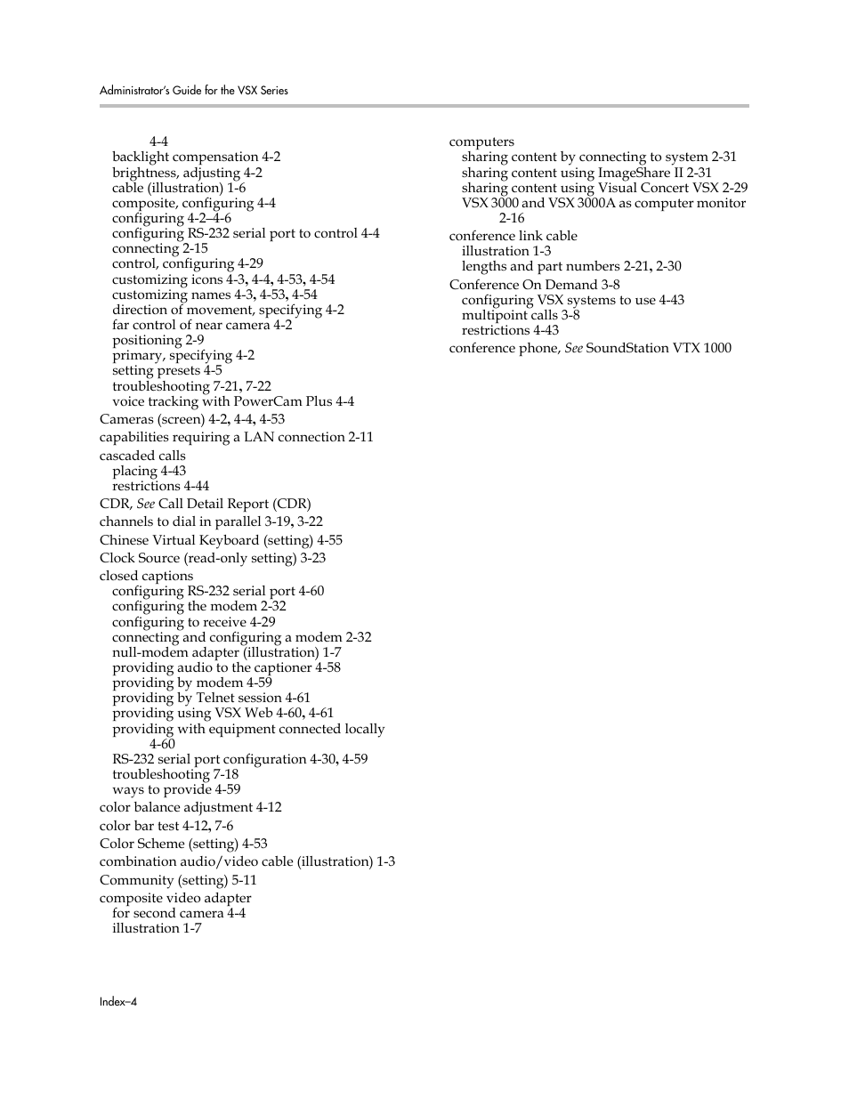 Polycom VSX Series User Manual | Page 234 / 248