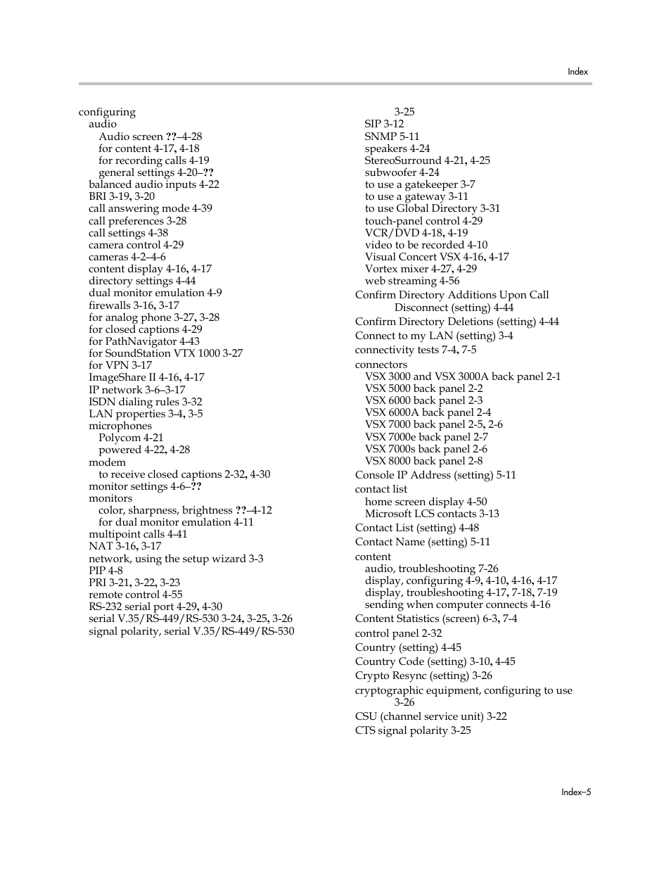 Polycom VSX Series User Manual | Page 235 / 248