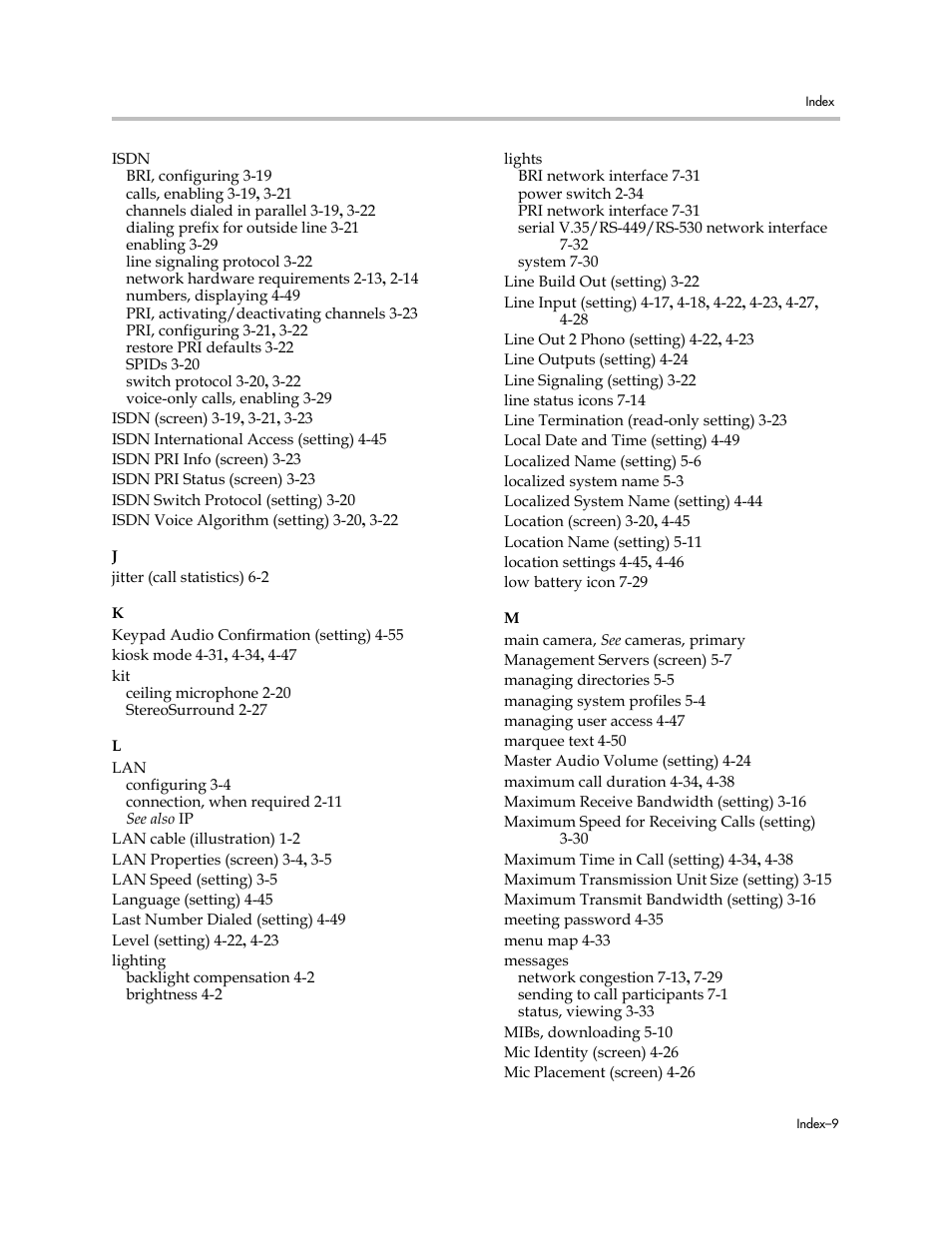 Polycom VSX Series User Manual | Page 239 / 248