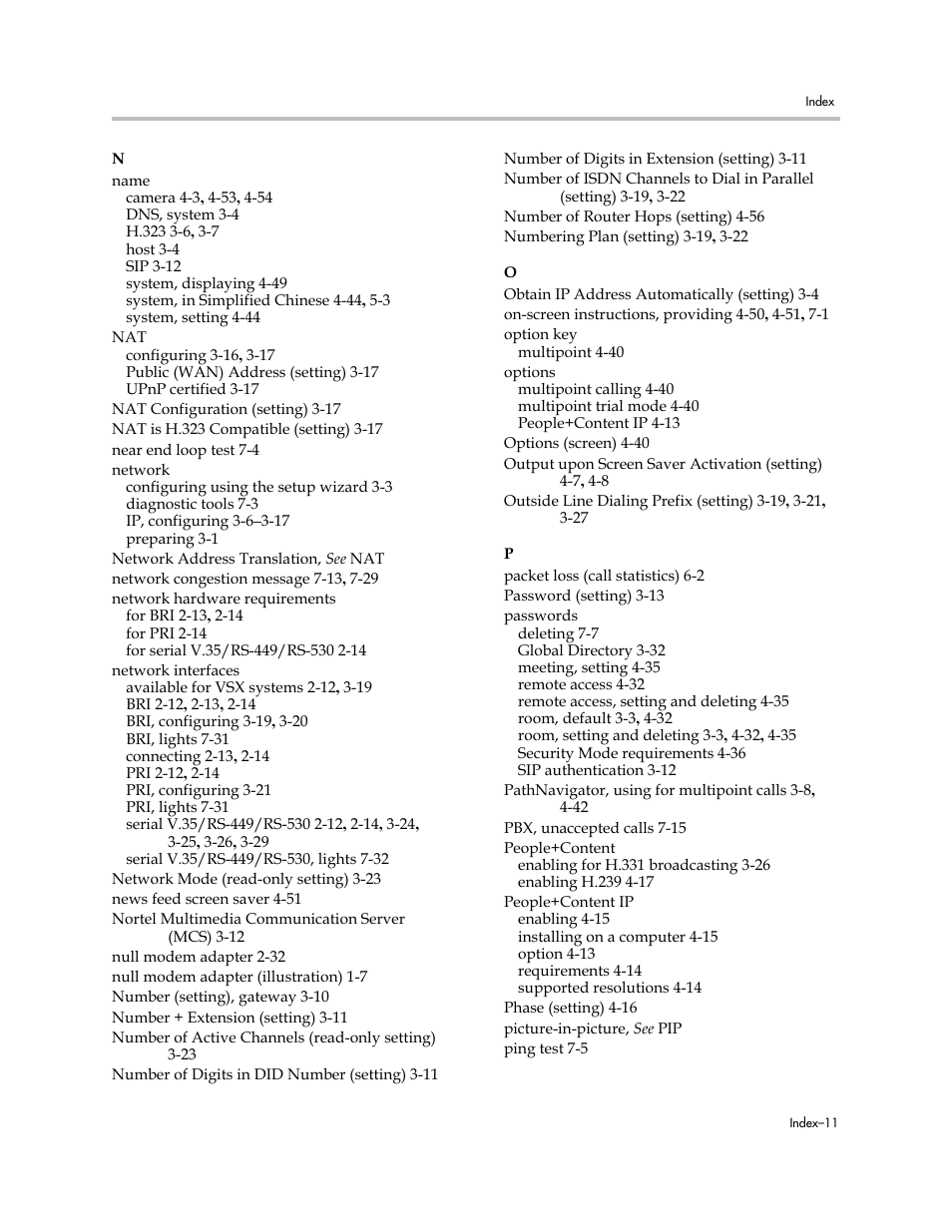 Polycom VSX Series User Manual | Page 241 / 248