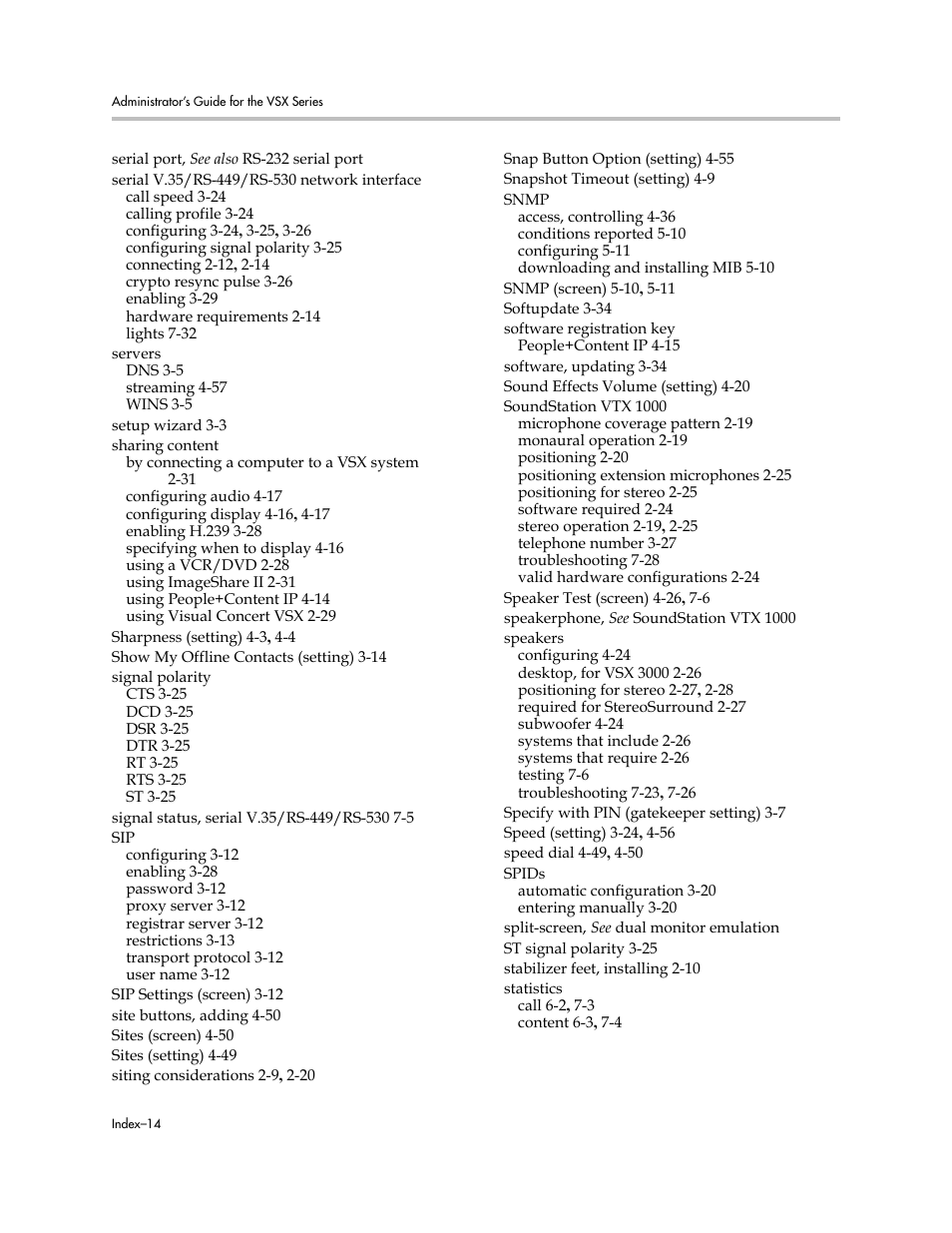 Polycom VSX Series User Manual | Page 244 / 248