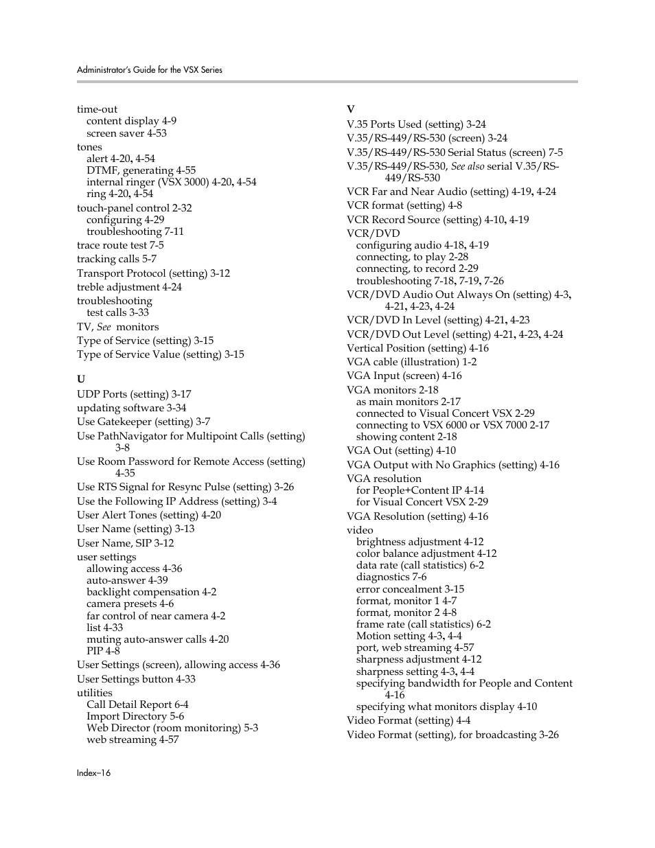 Polycom VSX Series User Manual | Page 246 / 248